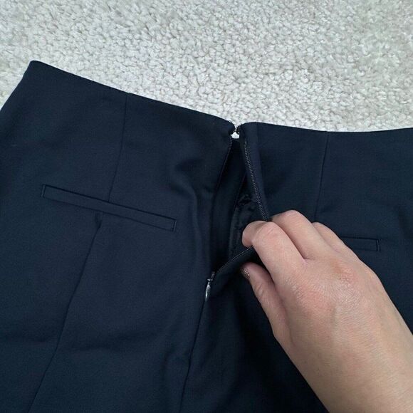 ECRU Sailor Button High Waisted Shorts Navy Blue - Picture 4 of 8